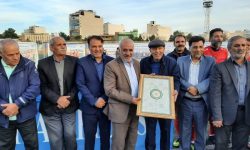 اقدام شایسته هیات فوتبال قم درتجلیل از پیشکسوتان      