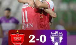 صدرنشینی موقت پرسپولیس با عبور از هوادار!!